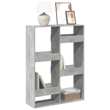 vidaXL betonszürke szerelt fa könyvespolc 100 x 33 x 135 cm bútor