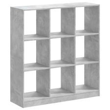 vidaXL betonszürke szerelt fa könyvespolc 102 x 32 x 108 cm (3307840) bútor