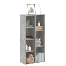 vidaXL betonszürke szerelt fa könyvespolc 50x25x105 cm bútor