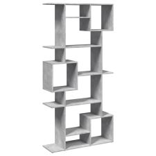 vidaXL betonszürke szerelt fa könyvszekrény 92 x 29 x 188 cm (3310319) bútor