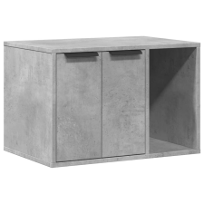 vidaXL betonszürke szerelt fa macskaalomdoboz 60 x 40 x 40 cm (857727) macskatoalett
