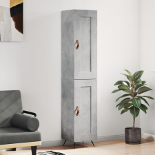 vidaXL betonszürke szerelt fa magasszekrény 34,5x34x180 cm bútor