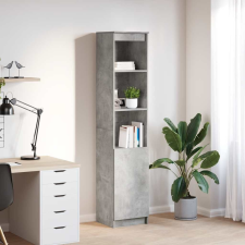vidaXL betonszürke szerelt fa magasszekrény 37,5x35x180 cm bútor
