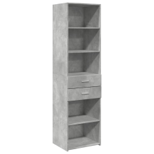 vidaXL betonszürke szerelt fa magasszekrény 50x42,5x185 cm (3281458) bútor