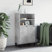 vidaXL betonszürke szerelt fa magasszekrény 60 x 36 x 110 cm bútor