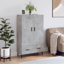 vidaXL betonszürke szerelt fa magasszekrény 69,5 x 31 x 115 cm bútor
