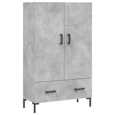 vidaXL betonszürke szerelt fa magasszekrény 69,5 x 31 x 115 cm (828240) bútor