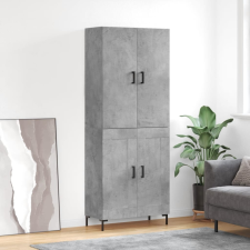 vidaXL betonszürke szerelt fa magasszekrény 69,5 x 34 x 180 cm bútor