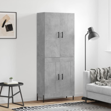 vidaXL betonszürke szerelt fa magasszekrény 69,5 x 34 x 180 cm bútor