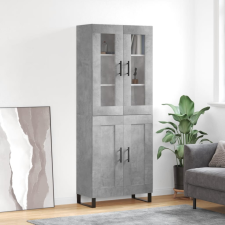 vidaXL betonszürke szerelt fa magasszekrény 69,5 x 34 x 180 cm bútor
