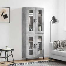 vidaXL betonszürke szerelt fa magasszekrény 69,5 x 34 x 180 cm bútor