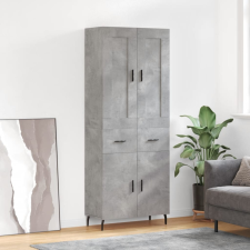 vidaXL betonszürke szerelt fa magasszekrény 69,5 x 34 x 180 cm bútor