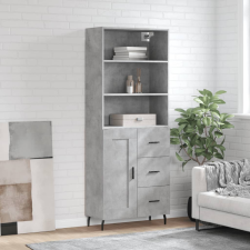 vidaXL betonszürke szerelt fa magasszekrény 69,5 x 34 x 180 cm bútor