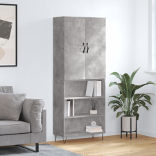 vidaXL betonszürke szerelt fa magasszekrény 69,5 x 34 x 180 cm bútor
