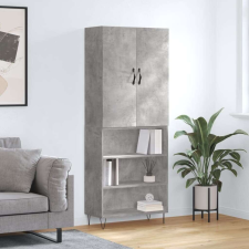 vidaXL betonszürke szerelt fa magasszekrény 69,5 x 34 x 180 cm bútor