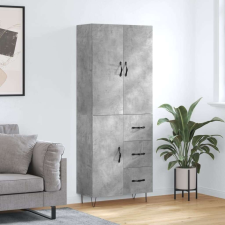 vidaXL betonszürke szerelt fa magasszekrény 69,5 x 34 x 180 cm bútor