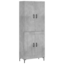 vidaXL betonszürke szerelt fa magasszekrény 69,5 x 34 x 180 cm (3195791) bútor