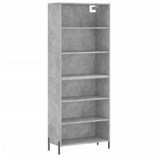 vidaXL betonszürke szerelt fa magasszekrény 69,5x32,5x180 cm (3189585) bútor