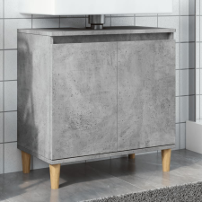 vidaXL betonszürke szerelt fa mosdószekrény 58x33x60 cm fürdőszoba bútor