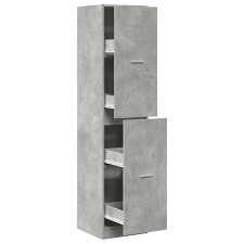 vidaXL betonszürke szerelt fa patikaszekrény 40 x 41 x 174,5 cm (3309648) bútor