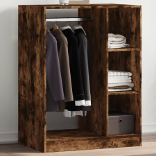 vidaXL Betonszürke szerelt fa ruhásszekrény 77 x 48 x 102 cm bútor
