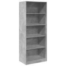 vidaXL betonszürke szerelt fa ruhásszekrény 80 x 50 x 200 cm (3307723) bútor