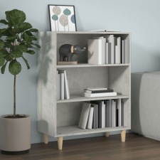 vidaXL Betonszürke szerelt fa tálalóasztal 69,5x32,5x90 cm (812244) bútor