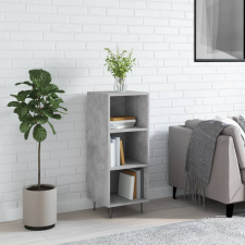 vidaXL betonszürke szerelt fa tálalószekrény 34,5 x 32,5 x 90 cm bútor