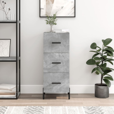 vidaXL betonszürke szerelt fa tálalószekrény 34,5 x 34 x 90 cm bútor