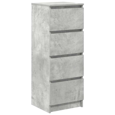 vidaXL betonszürke szerelt fa tálalószekrény 37,5x35x99 cm (861700) bútor