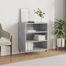 vidaXL betonszürke szerelt fa tálalószekrény 57 x 35 x 70 cm bútor