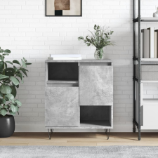 vidaXL betonszürke szerelt fa tálalószekrény 60 x 35 x 70 cm bútor