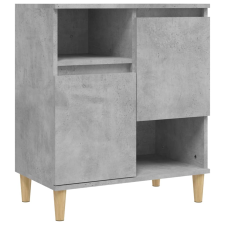 vidaXL betonszürke szerelt fa tálalószekrény 60 x 35 x 70 cm (821144) bútor