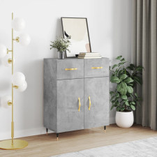 vidaXL betonszürke szerelt fa tálalószekrény 69,5 x 34 x 90 cm bútor