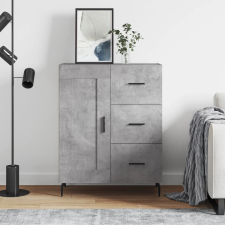 vidaXL betonszürke szerelt fa tálalószekrény 69,5 x 34 x 90 cm bútor