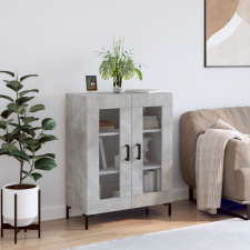 vidaXL betonszürke szerelt fa tálalószekrény 69,5 x 34 x 90 cm bútor