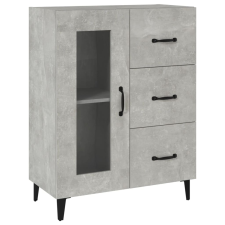 vidaXL betonszürke szerelt fa tálalószekrény 69,5 x 34 x 90 cm (812217) bútor