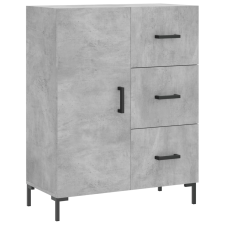 vidaXL betonszürke szerelt fa tálalószekrény 69,5 x 34 x 90 cm (827920) bútor