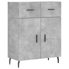 vidaXL betonszürke szerelt fa tálalószekrény 69,5 x 34 x 90 cm (828000) bútor