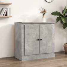 vidaXL betonszürke szerelt fa tálalószekrény 70x35,5x67,5 cm bútor