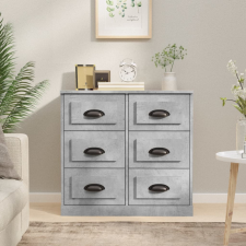 vidaXL betonszürke szerelt fa tálalószekrény 70x35,5x67,5 cm bútor