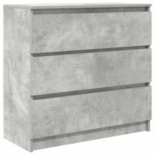 vidaXL betonszürke szerelt fa tálalószekrény 80x35x76 cm (861736) bútor