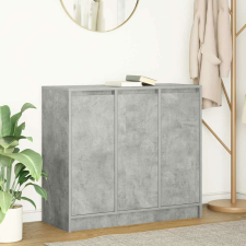 vidaXL betonszürke szerelt fa tálalószekrény 85x34x76 cm bútor