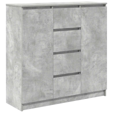 vidaXL betonszürke szerelt fa tálalószekrény fiókos 100,5x35x98,5 cm (3328456) bútor