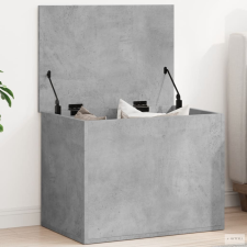 vidaXL Betonszürke szerelt fa tárolóláda 60x42x46 cm bútor