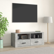 vidaXL betonszürke szerelt fa TV-szekrény 100x35x40 cm bútor