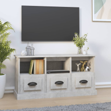 vidaXL betonszürke szerelt fa TV-szekrény 100x35x50 cm bútor