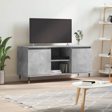 vidaXL betonszürke szerelt fa TV-szekrény 104x35x50 cm bútor