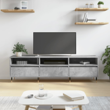 vidaXL betonszürke szerelt fa TV-szekrény 150x30x44,5 cm bútor