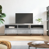 vidaXL betonszürke szerelt fa TV-szekrény 150x30x44,5 cm